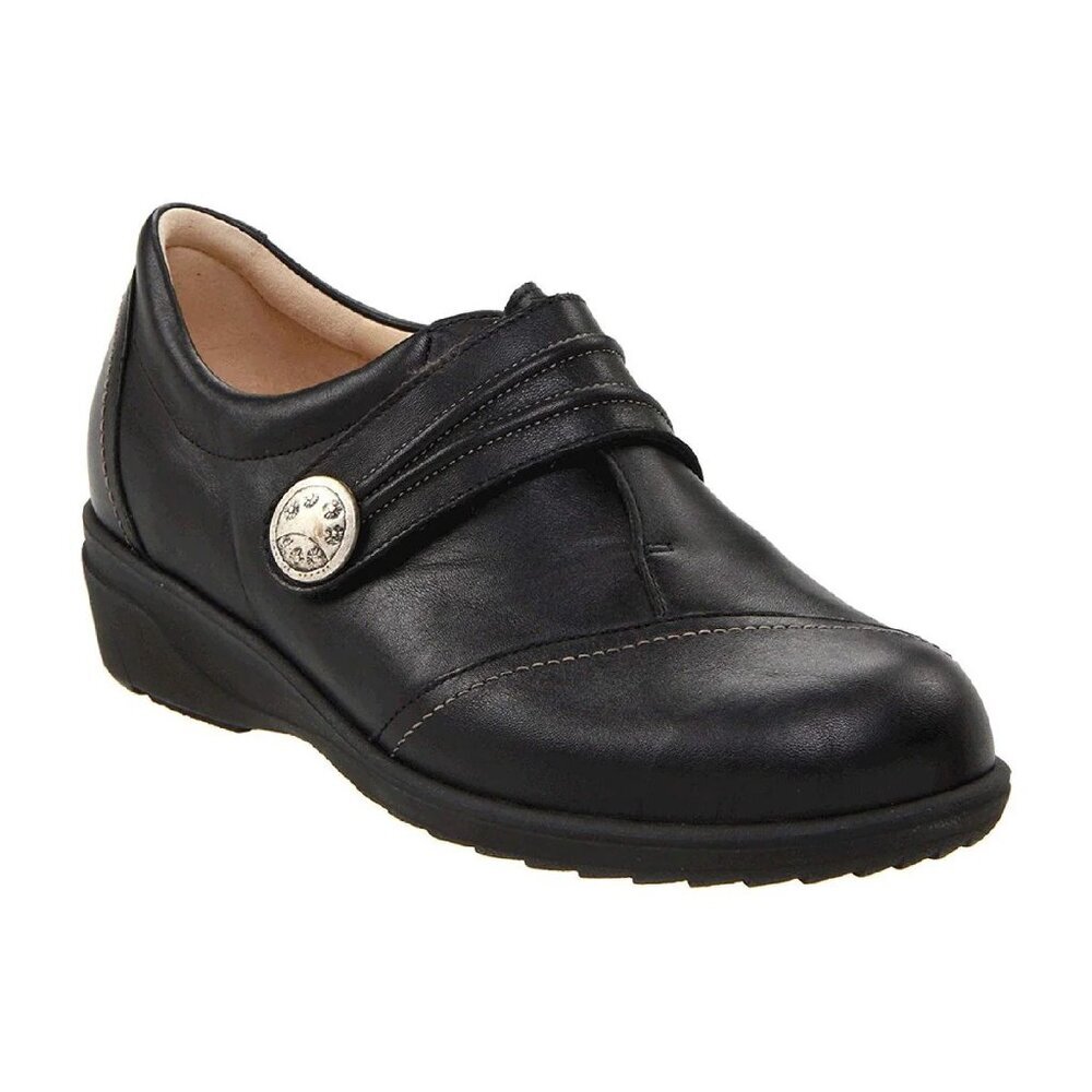 Finn Comfort Women's Galway Slip-On - Black 7.5 UK 10 US